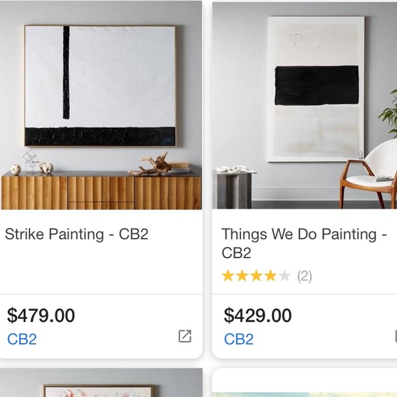 CB2 Wall Decor Cb2 Niagara Memory Prints 2 Poshmark